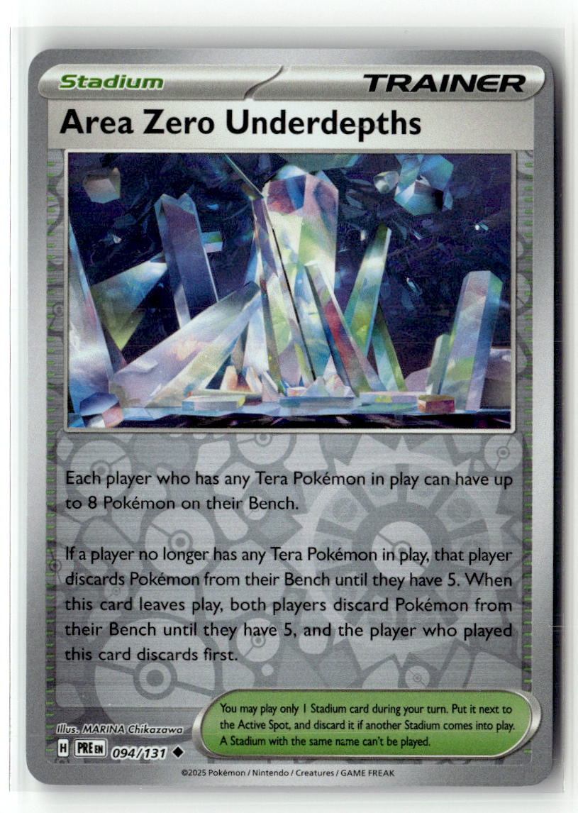 Area Zero Underdepths