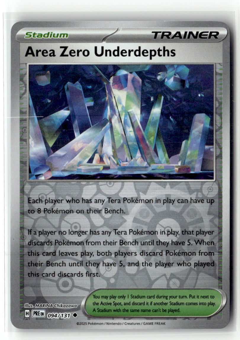 Area Zero Underdepths