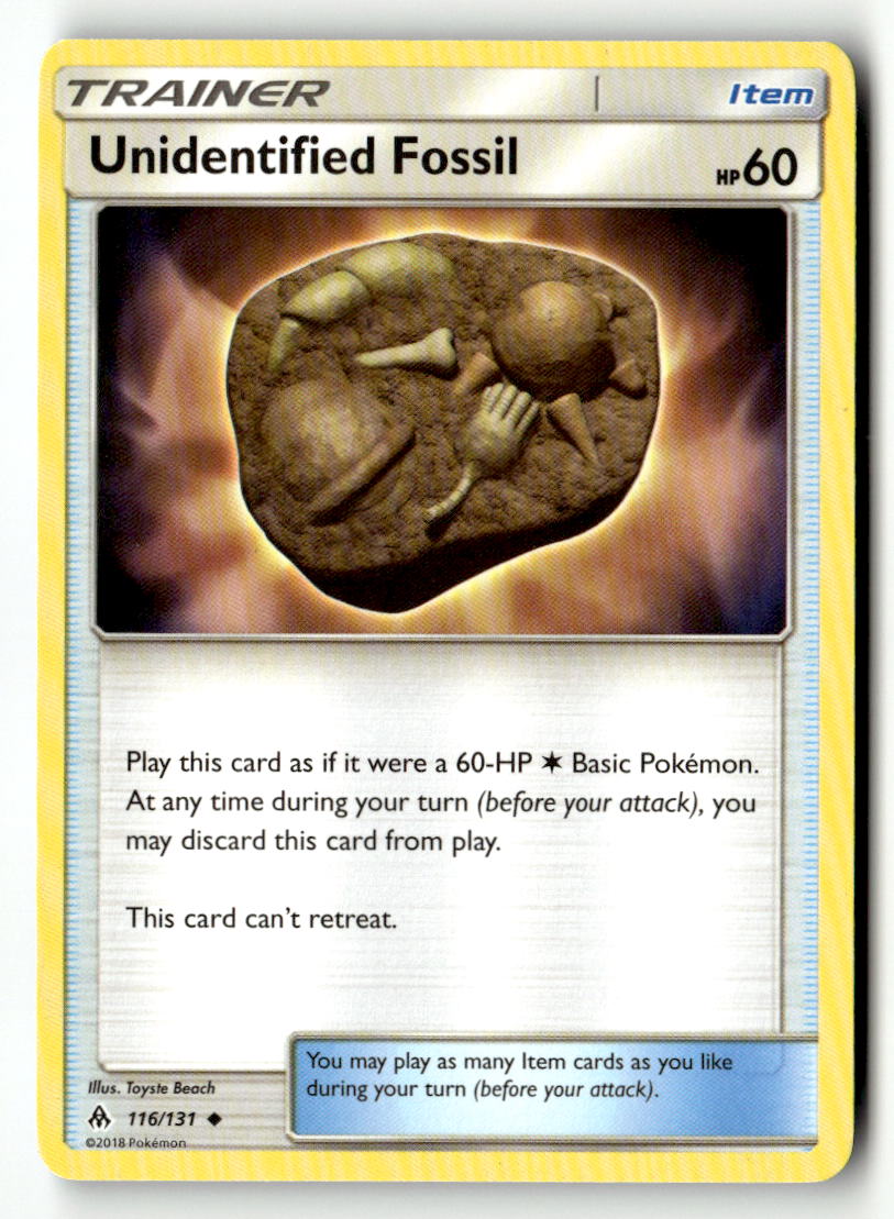 Unidentified Fossil