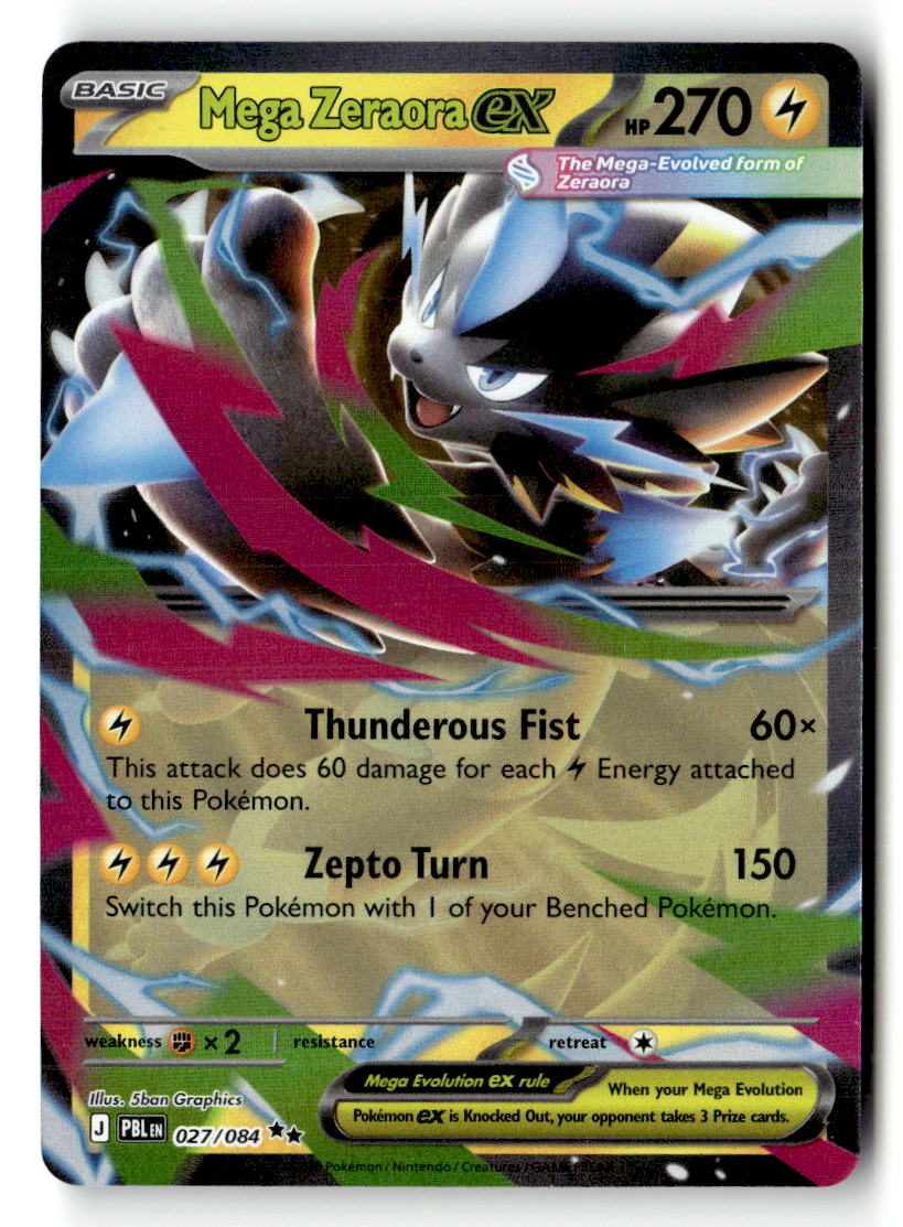 Mega Zeraora ex - 027/084