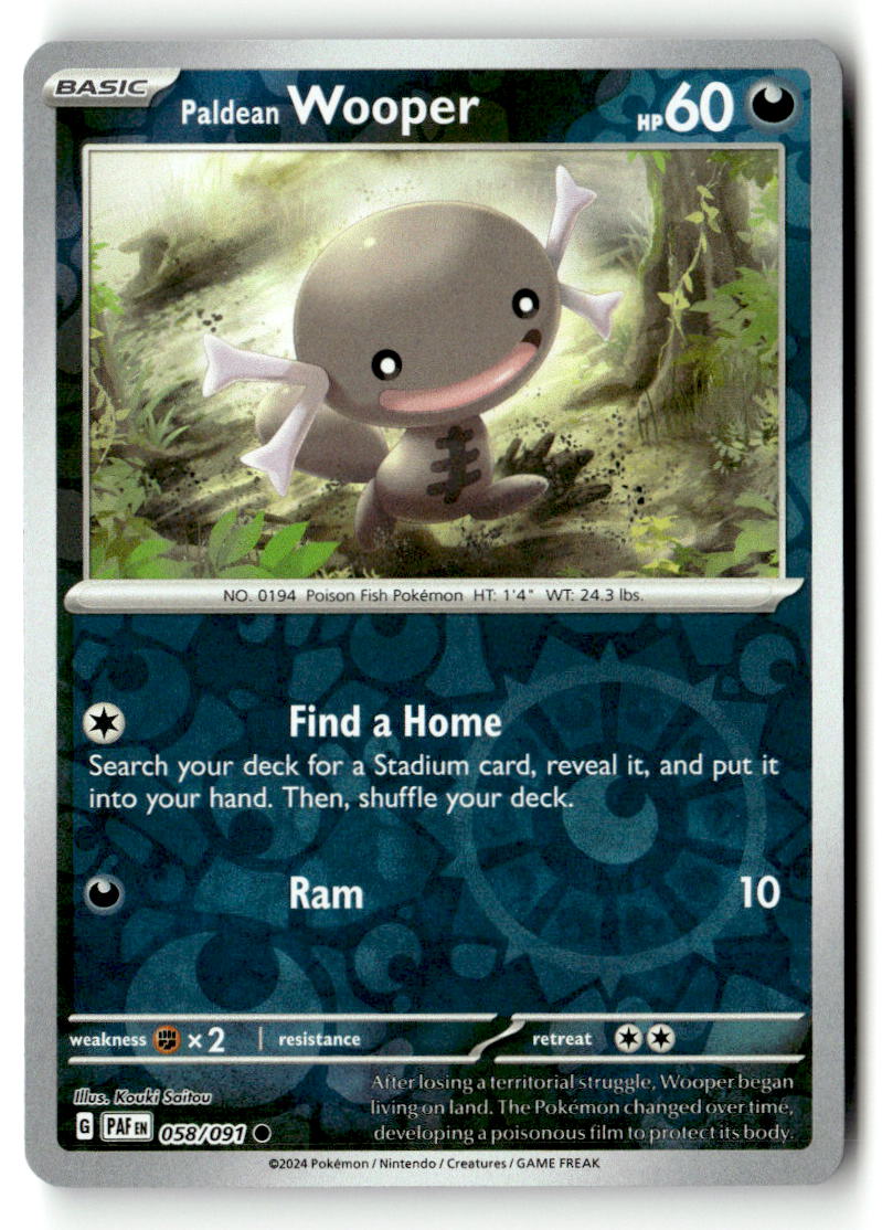 Paldean Wooper - 058/091