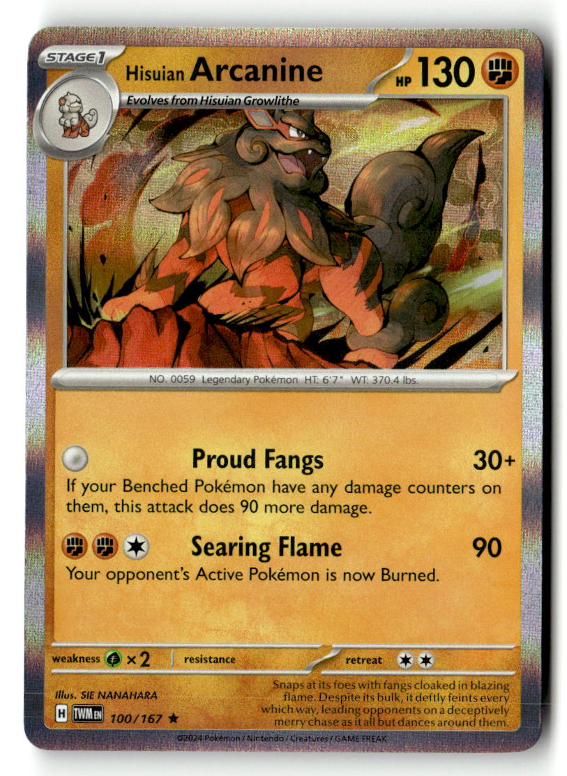 Hisuian Arcanine