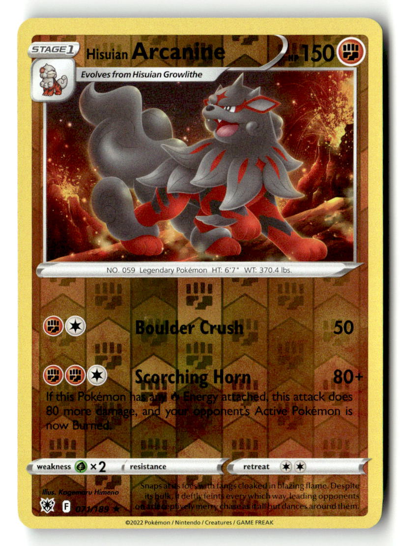 Hisuian Arcanine